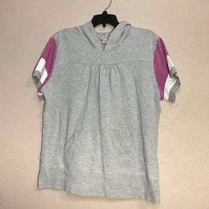 Plus sized short sleeved XXL Mossimo hooded sweatshirt